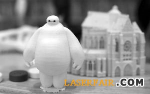 3D打印出來的“大白”、真人模型