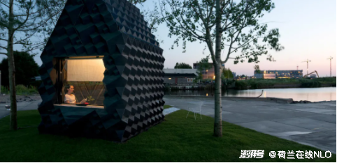 3D打印迷你城市生活小屋，圖片：Dezeen