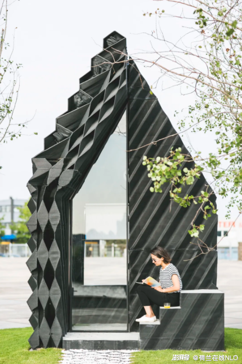 DUS建筑師建造的3D打印迷你小屋，來(lái)源：Sophie van den Hoek