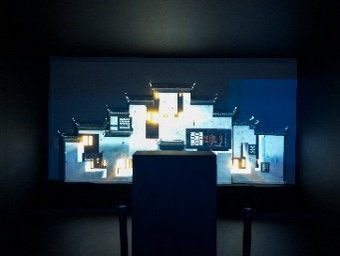 美輪美奐的《徽派建筑時光之美》藝術展。受訪方供圖