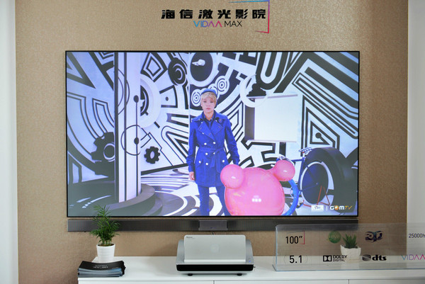100吋的激光電視賣給誰？